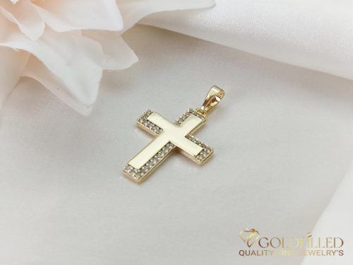 Antiallergischer Goldfilled-Anhänger 30 mm, Farbe 14K