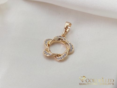 Antiallergischer Goldfilled-Anhänger 21 mm, Farbe 18K