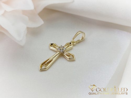 Antiallergischer Goldfilled-Anhänger 30 mm, Farbe 14K