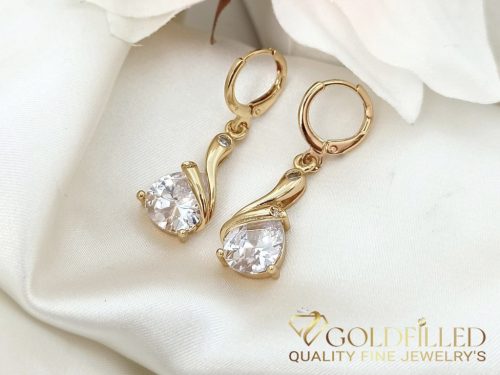 Goldfilled Ohrringe 37mm 18K Farbe	