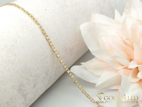 Goldfilled Fußkettchen 27cm/2mm 14K Farbe