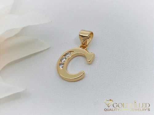 Antiallergischer Goldfilled-Anhänger 23 mm, Farbe 18K